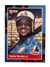 Excellent: Vintage 1988 Donruss Hubie Brooks Montreal Expos Trading Card