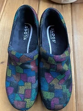KLOGS Work Nurse Multicolor Clogs Women Size 7.5 EXCELLENT
