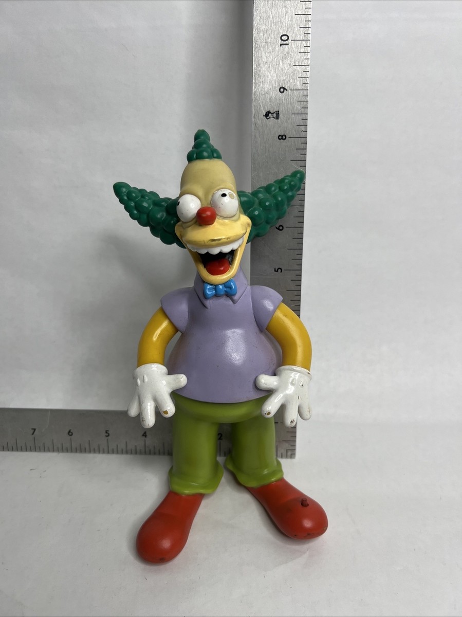 レア　Krusty the Clown トーキングフィギュア88→80 VTG The Simpsons Krusty the Clown Talking Wobble Figure Gemmy 2003