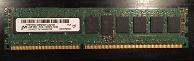 Micron MT18KSF51272PDZ 4GB 2RX8 PC3L-10600R 1333MHZ ECC Server Memory