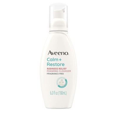 Aveeno Calm + Restore Redness Relief Foaming Cleanser