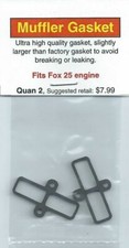 Aftermarket Exhaustmuffler Gasket 2 Pack Fits Fox 25 Nip