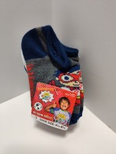 NEW Ryan's World Toddler Socks 5 pack no show Shoe size 4.5-8.5