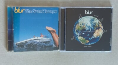Lot of 2 CDs by Blur: The Great Escape + Bustin' + Dronin'