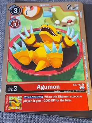 Agumon ST7-02 Alt Art Tournament Pack Vol.8 Digimon TCG NM