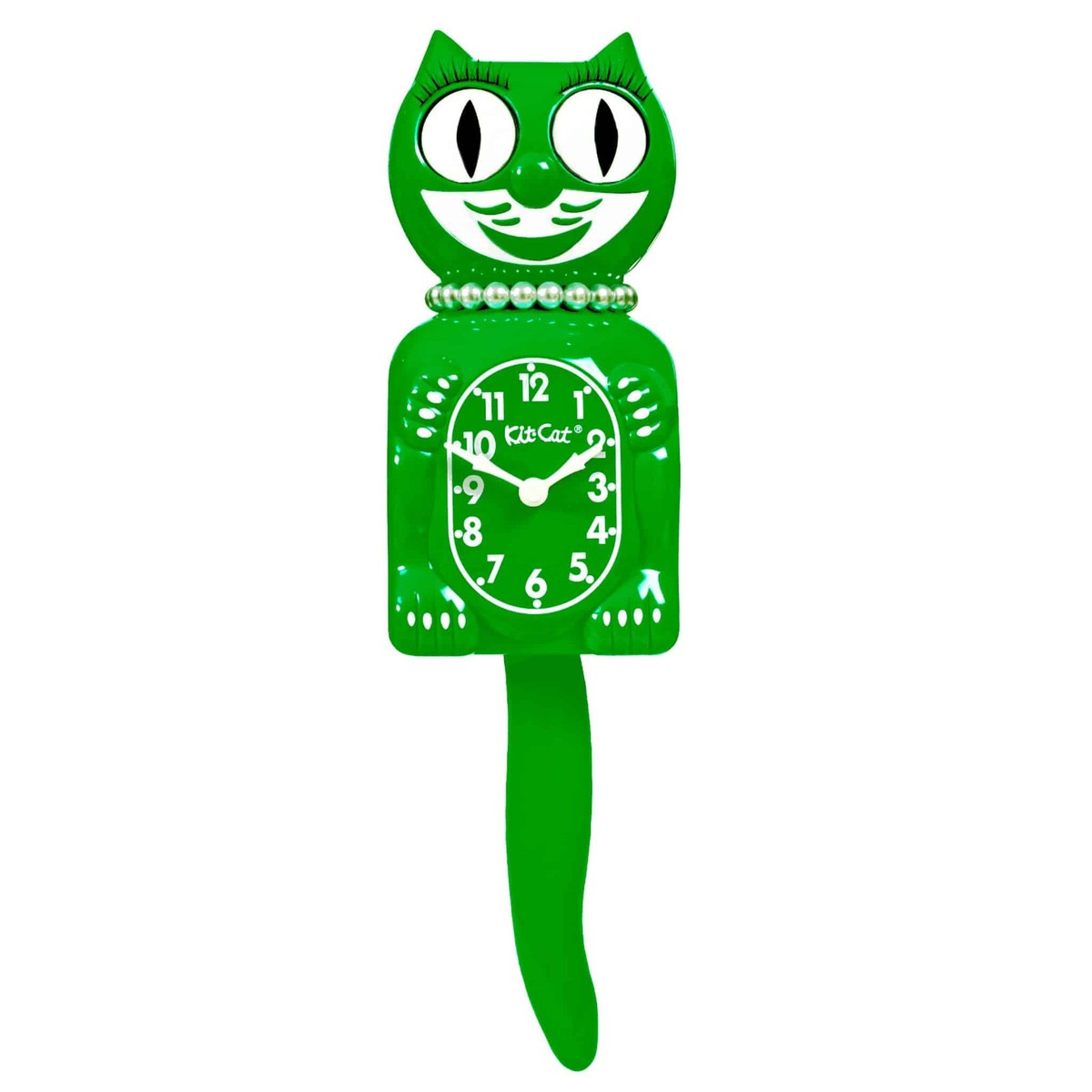 Classic Green Lady Kit-Cat Klock kat clock | eBay