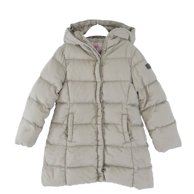 Il Gufo Mädchen Jacke Mantel Puffer Daunen Stein Beige Wattiert Gesteppt Alter 3 Jahre