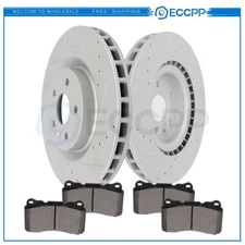 For Buick Chevrolet Pontiac G8 Front Drilled And Slotted Brake Rotors Brake Pads