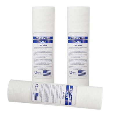 10 Zoll PP Polypropylen Ersatzsediment Wasserfilter ganze Haushaltspatrone