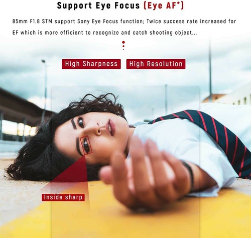 VILTROX 85mm F1.8 Mark II STM Auto Focus Full-Frame Lens for Sony E-Mount Camera - Picture 8 of 11