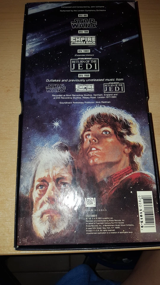 Star Wars Trilogie - Die Original Soundtrack Anthologie 1993 - 4 CD Set Booklet - Bild 2 von 4