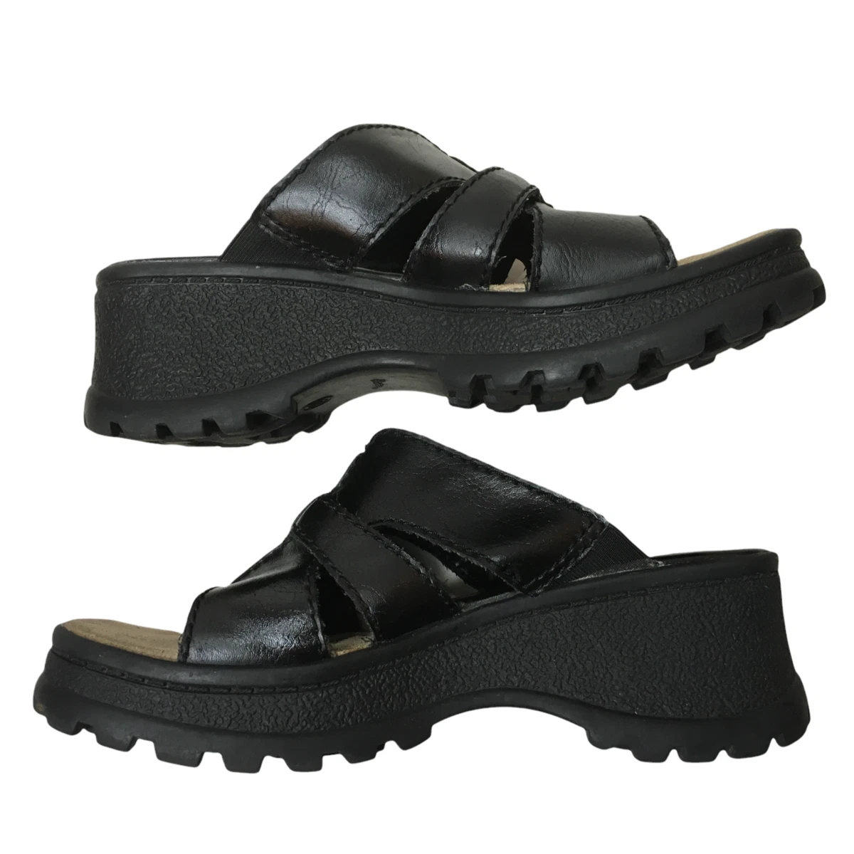 90s black slide sandals sale