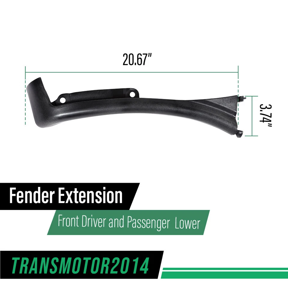 Fit For 1996-2023 Gmc Savana 3500 2500 96-14 Savana 1500 Front Fender Trim Set Foto 3 de 4