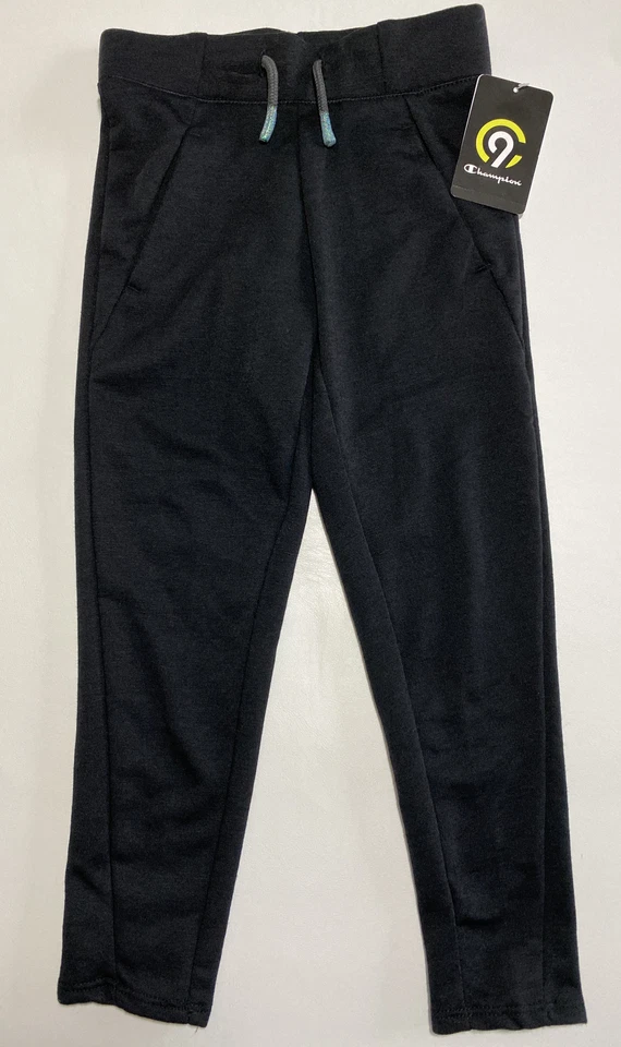 Pantalones deportivos elásticos Champion C9 para niñas cómodos negros talla XS 4-5 Foto 2 de 4