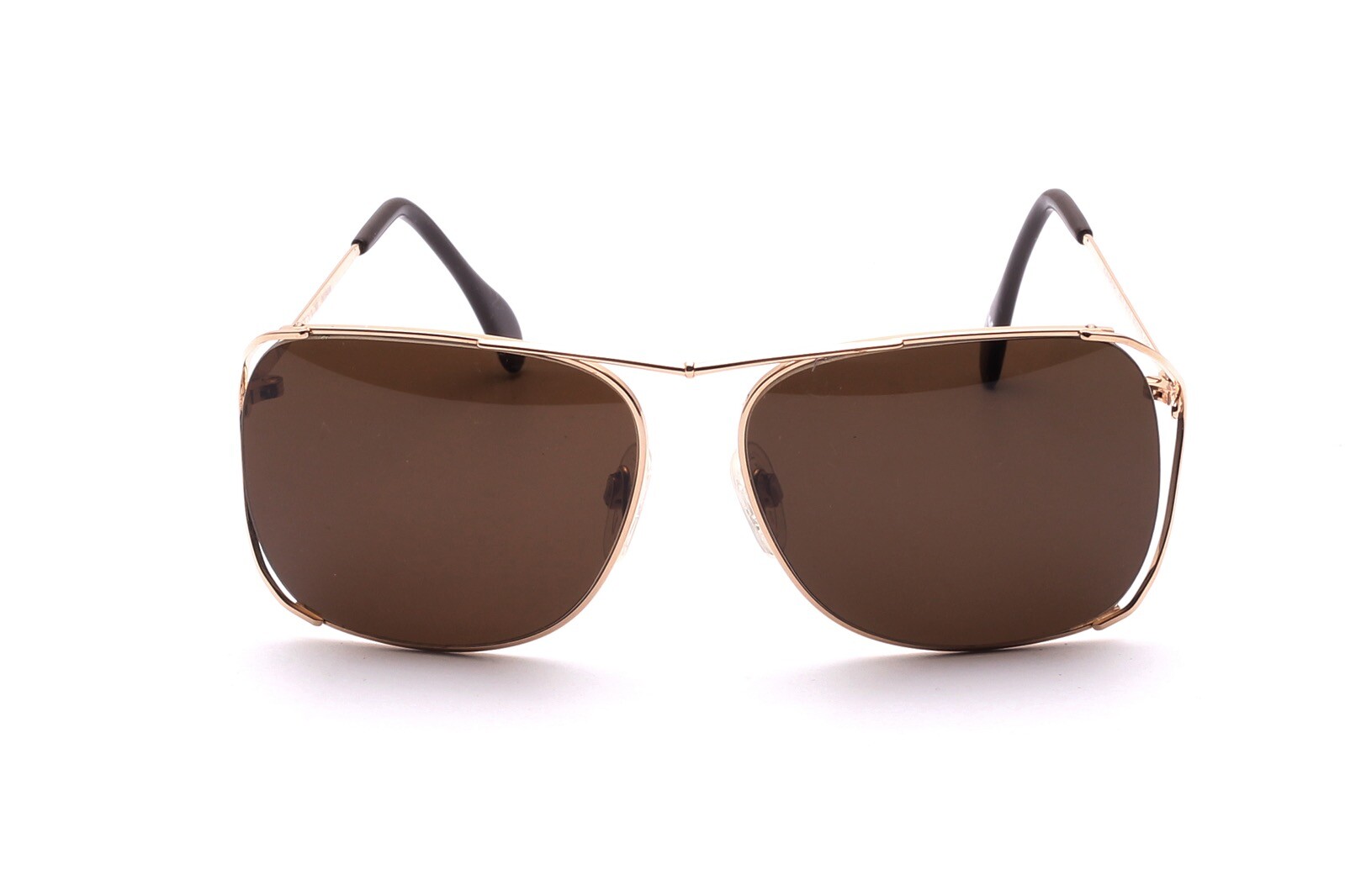 Солнцезащитные очки NEOSTYLE Sunsport 951 с большими ЗОЛОТИСТО-коричневыми линзами Унисекс 50-15 мм