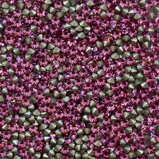 1028 PP16 R *** 100 strass Swarovski fond conique 2,25mm ROSE F