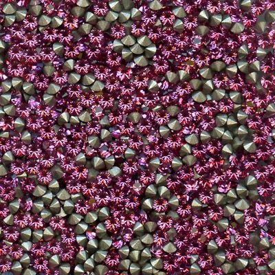 1028 PP16 R *** 100 strass Swarovski fond conique 2,25mm ROSE F