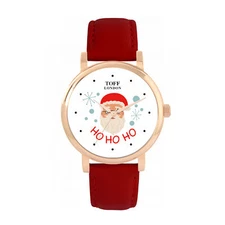 Toff London TLWS-47299 Ladies Christmas Santa Slogan Watch