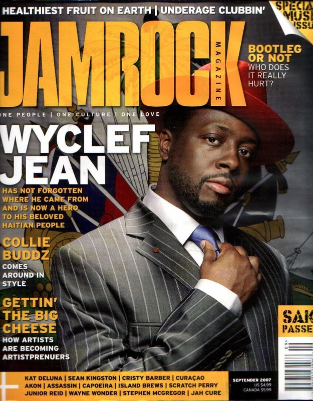 Jamrock Magazine - Sept. 2007 - Wyclef Jean cover story