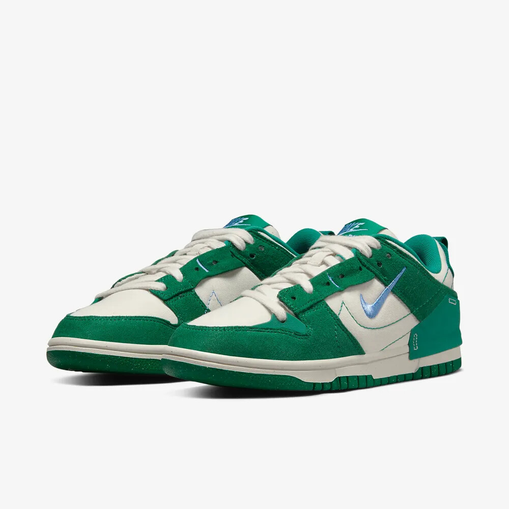 New Nike Women's Dunk Low Disrupt 2 Shoes - Phantom/ Malachite