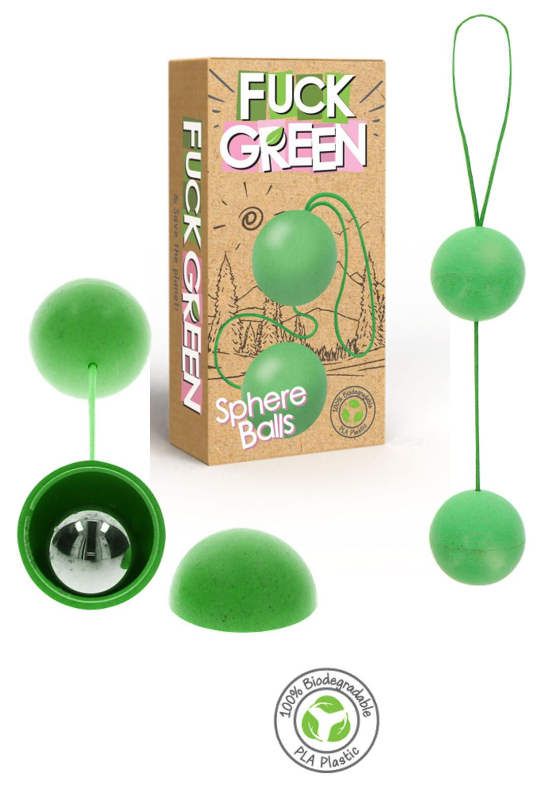 Palline vaginali BIO geisha love ball per massaggio esercizio pavimento pelvico
