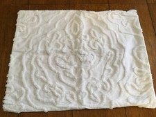 Pottery Barn pure white chanel pillow sham standard size 25x19