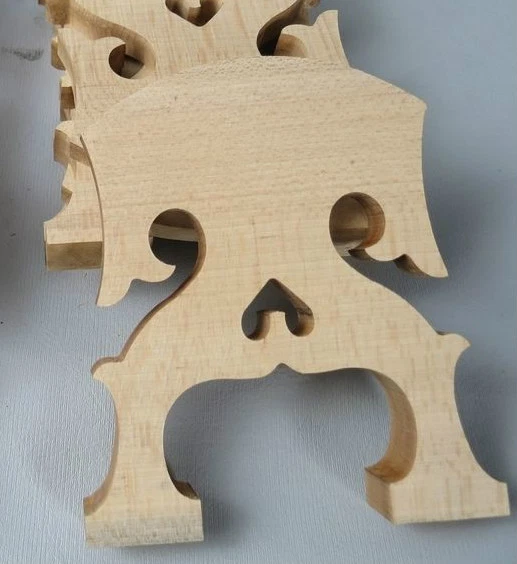 PONTE PER VIOLONCELLO, STILE BAROCCO, ACERO FINE INVECCHIATO, 4/4, VENDITORE UK, SPEDIZIONE VELOCE!