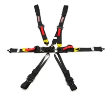 ZAMP Harness 6pt Black Cam L 2in Shoulder FIA HARN04F003