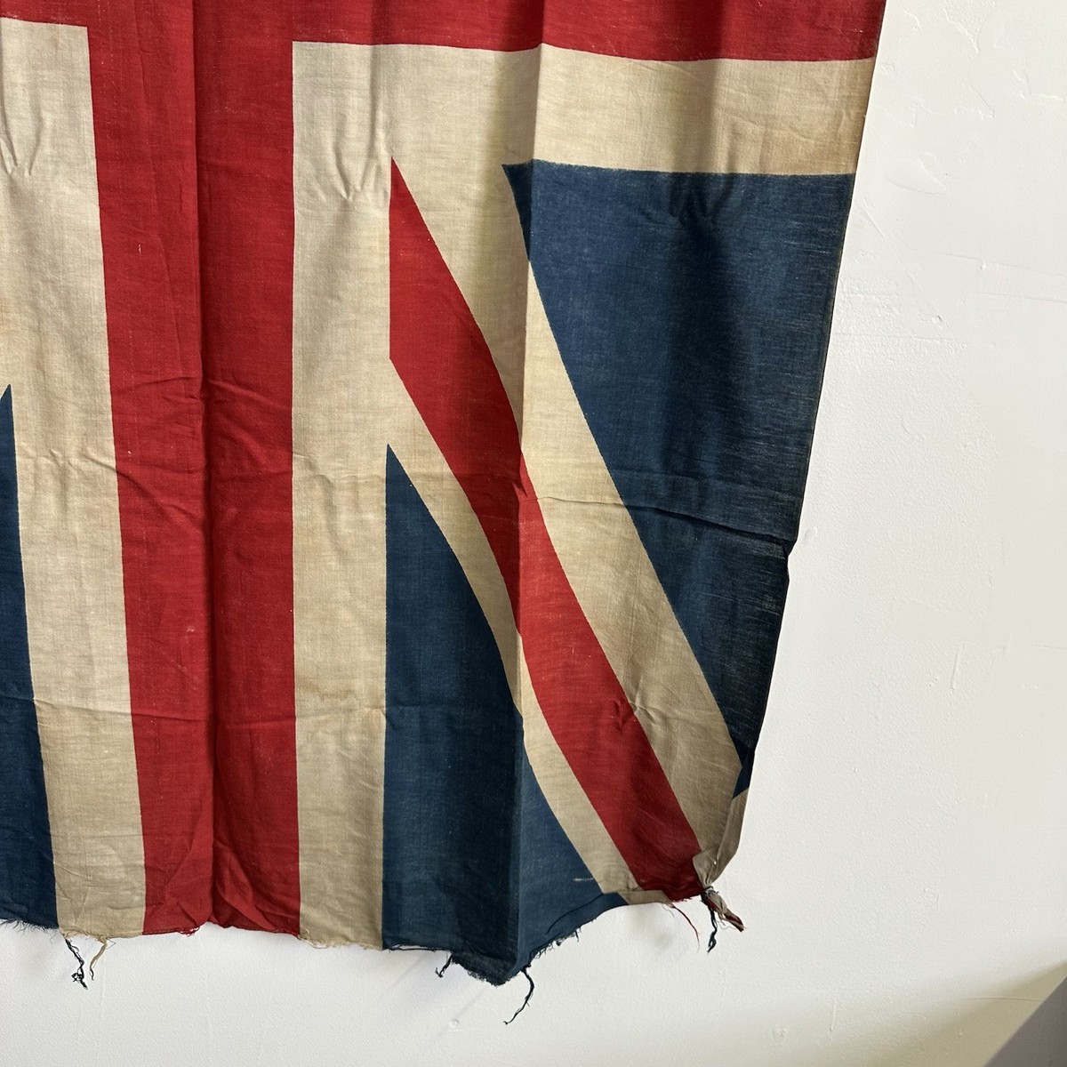 Vintage Union Jack Flag 40s 50s WWII Era British UK Made In