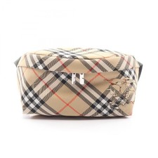 BURBERRY Marsupio Vintage Check Tela Beige 8091780 Autentico dal Giappone