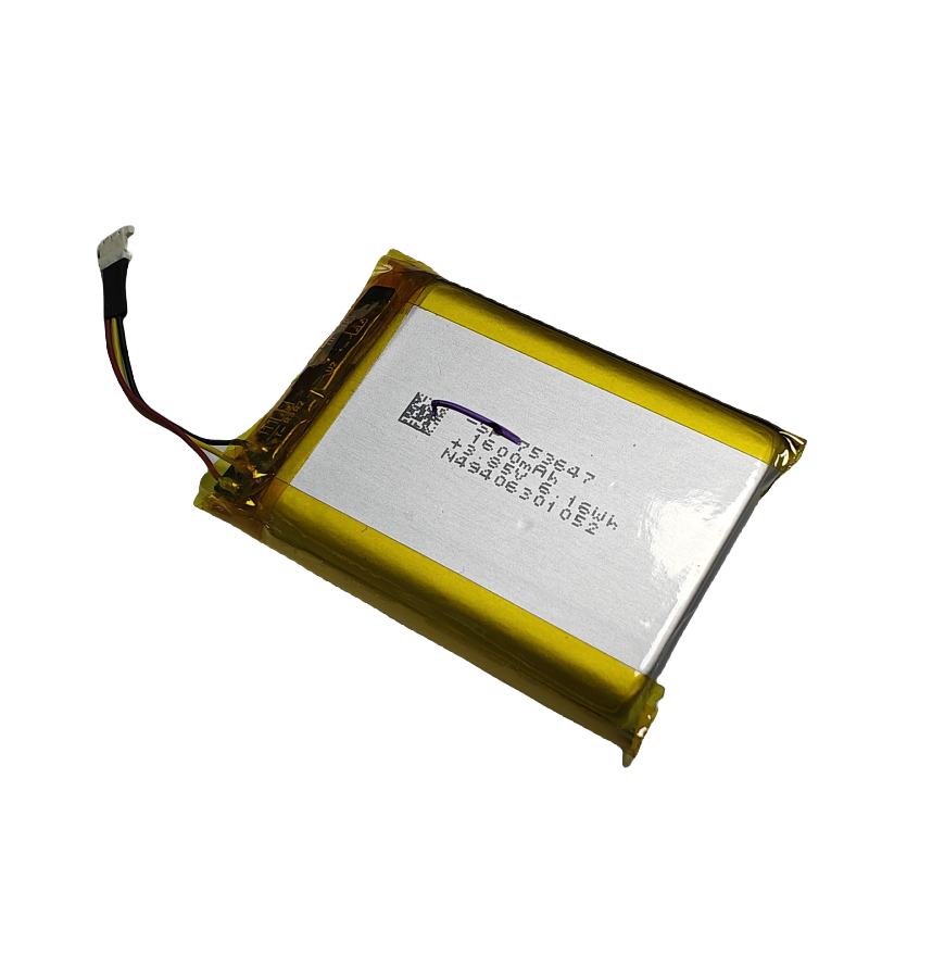 753647 3.85V 1600mAh Li-Polymer Battery w/ NTC for Tablet Handheld
