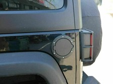 07-18 Jeep Wrangler Jk Two Four Door Metal Gas Cap Fuel Door Cover 07-18 Jeep Wrangler Jk Two Four Door Metal Gas Cap Fuel Door Cover