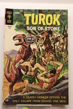 TUROK SON OF STONE #61 (1968) Andar, Dinosaur, Paul S. Newman, Alberto Giolitti