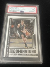 2023 PANINI DONRUSS OPTIC ELITE DOMINATORS #18 VICTOR WEMBANYAMA ROOKIE RC PSA 9