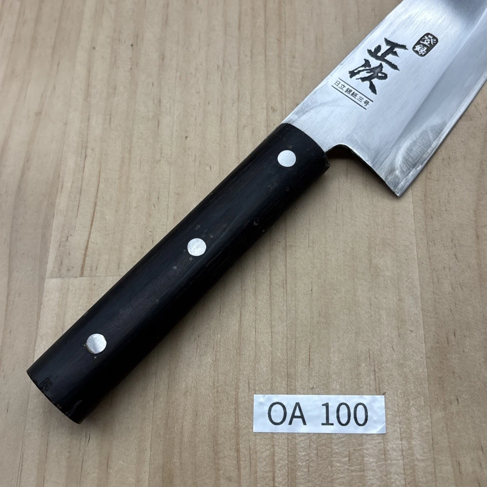 Usato Giapponese Dello Chef Kitchen Coltello 政次 Argento 3 Acciaio Deba 290/150 - Immagine 4 di 4