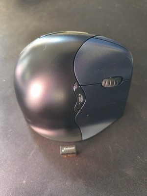 Evoluent VM4R Right-Handed Vertical Optical Mouse Blue. With Dongle.