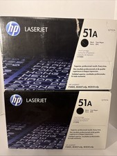 HP 51A Q7551A Black Toner Cartridge- 2 Pack
