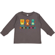 Inktastic Robotics Team Robot Lover Toddler Long Sleeve T-Shirt Engineer Gears