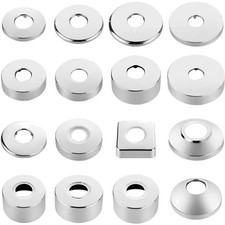 Duscharmatur Rosette Edelstahl Abdeckrosette Wasserhahn Rohrabdeckung 70mm