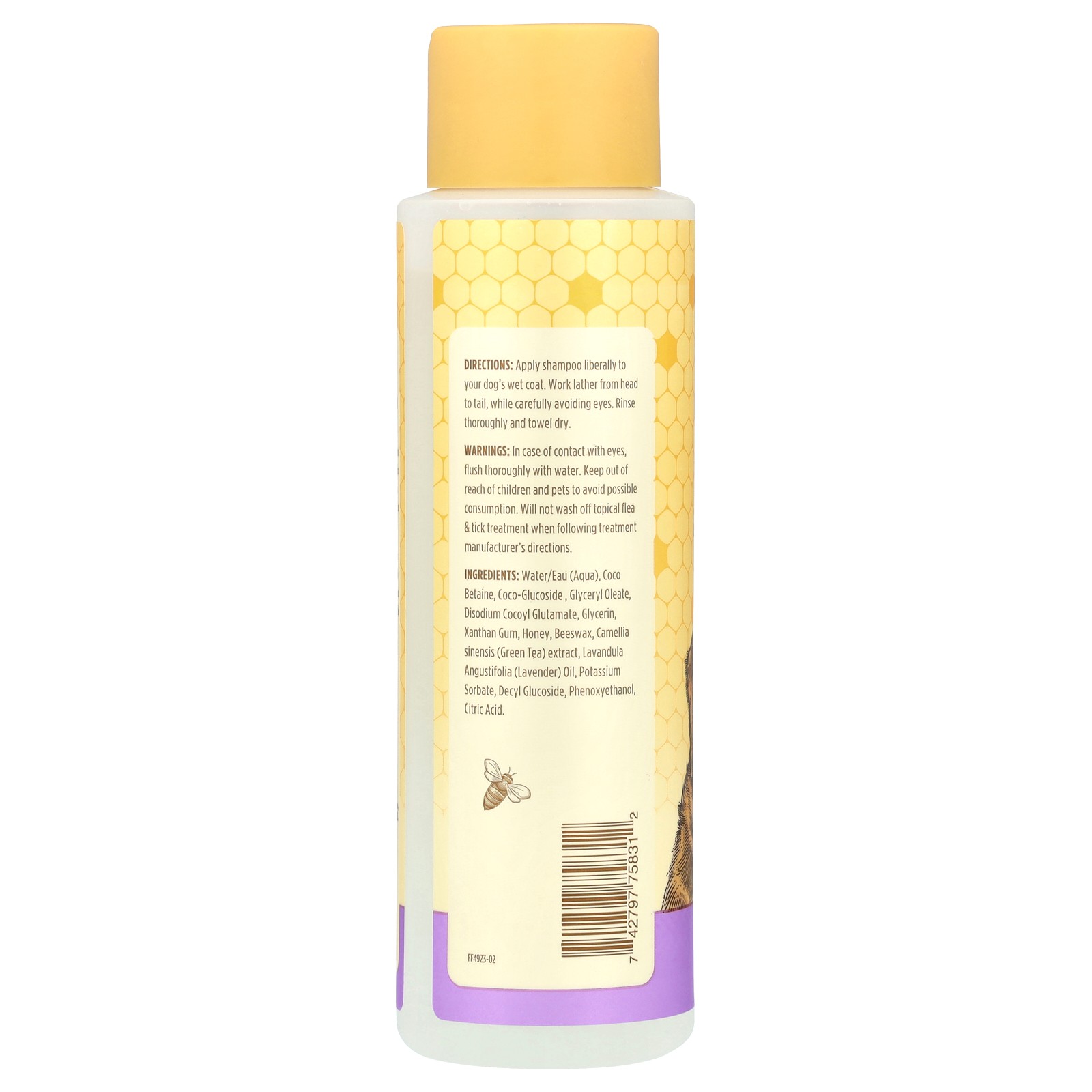 Calming Shampoo For Dogs with Lavender & Green Tea, 16 fl oz (473 ml)