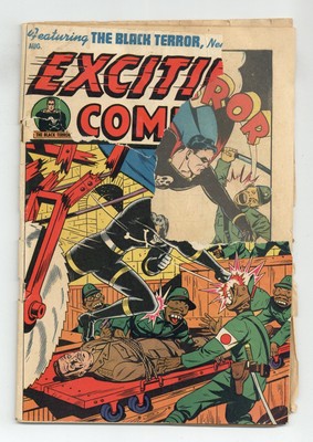 Exciting Comics #40 PR 0.5 1945