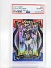 CALEB WILLIAMS 2024 SELECT CONCOURSE ROOKIE RED & BLUE SHOCK B RC PSA 10 Q0004