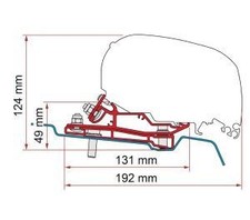 Fiamma F80/F65 Kit Ford Transit Right Hand D Rive 98655Z163