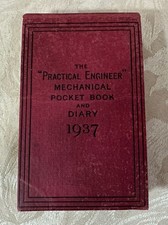 Vintage - The Practical Engineer Pocket Book and Diary - 1937