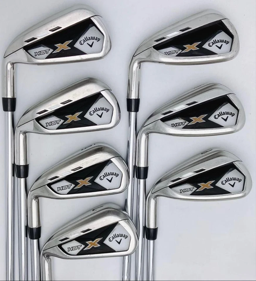 Callaway LH Iron Set X HOT 4.5.6.7.8.9.P Memphis 10 Flex SR Left Handed STORE - Image 2 of 4