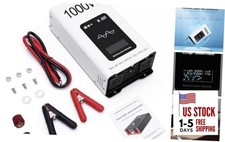 1000W Pure Sine Wave Inverter 12V DC to 120V AC Converter for 1KW/12V/110V