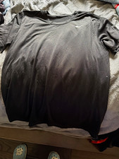 Nike Dri-FIT Men's L Black Crew Neck Short Sleeve Polyester Gym T-Shirt