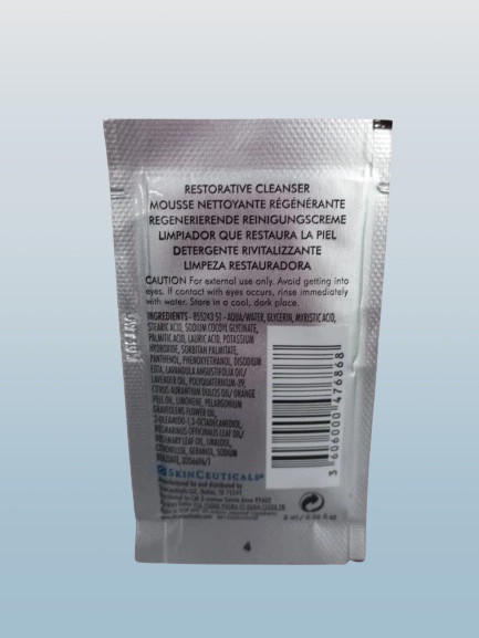 SKINCEUTICALS REPLENISHING CLEANSER CREAM DUAL-ACTION CLEANSER 0.06 OZ 25PC