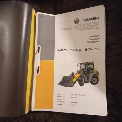 Kramer 650 5065 Ersatzteilliste 427 Seiten DE FR EN Typ 349-01 Ersatzteilkatalog