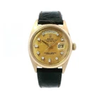 Rolex Day-Date 18K Yellow Gold 1803 Repainted Dial Custom Band